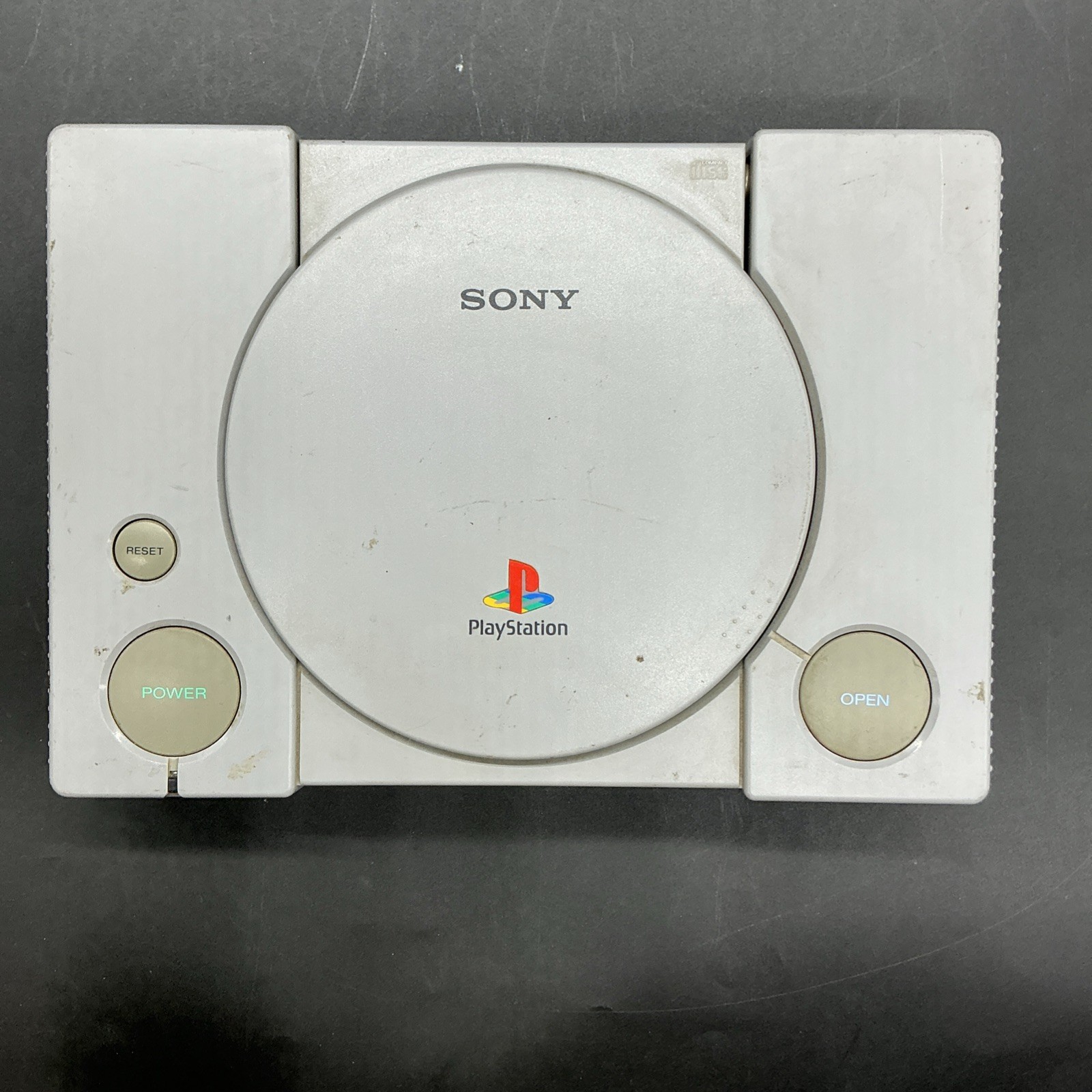 Sony PlayStation PS1 SCPH-5501 Untested No Controller No Power Cord Powers On