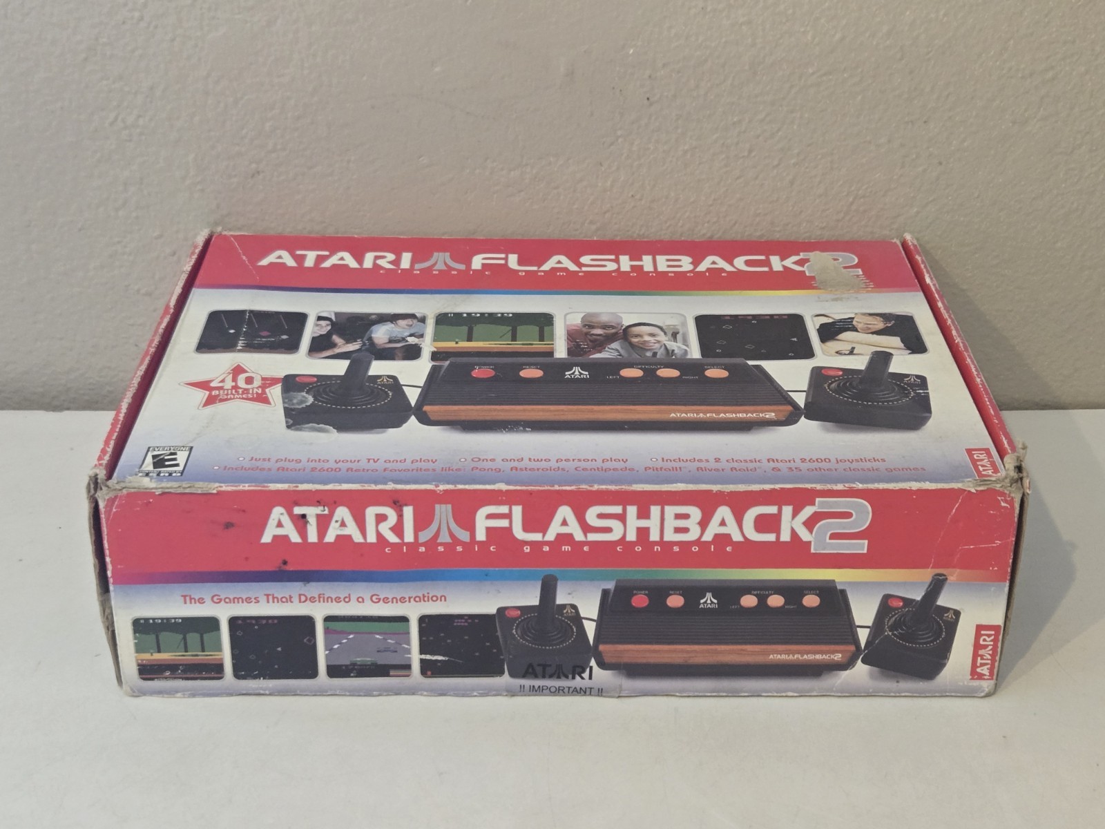 Atari Flashback 2 Console System Complete in Box Tested Working
