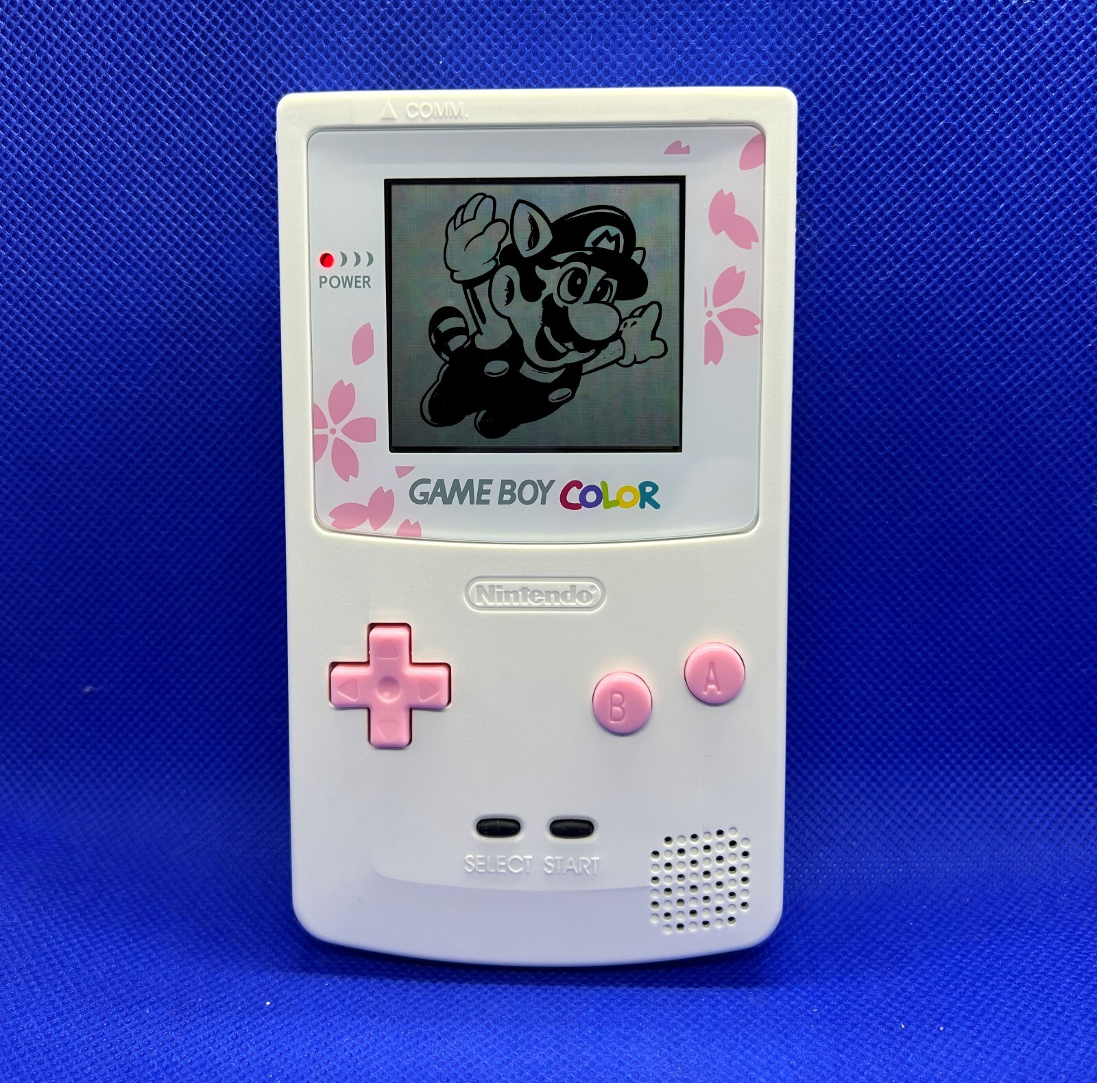Authentic GameBoy Color Cherry Blossom Pink Edition Nintendo System Game Boy GBC