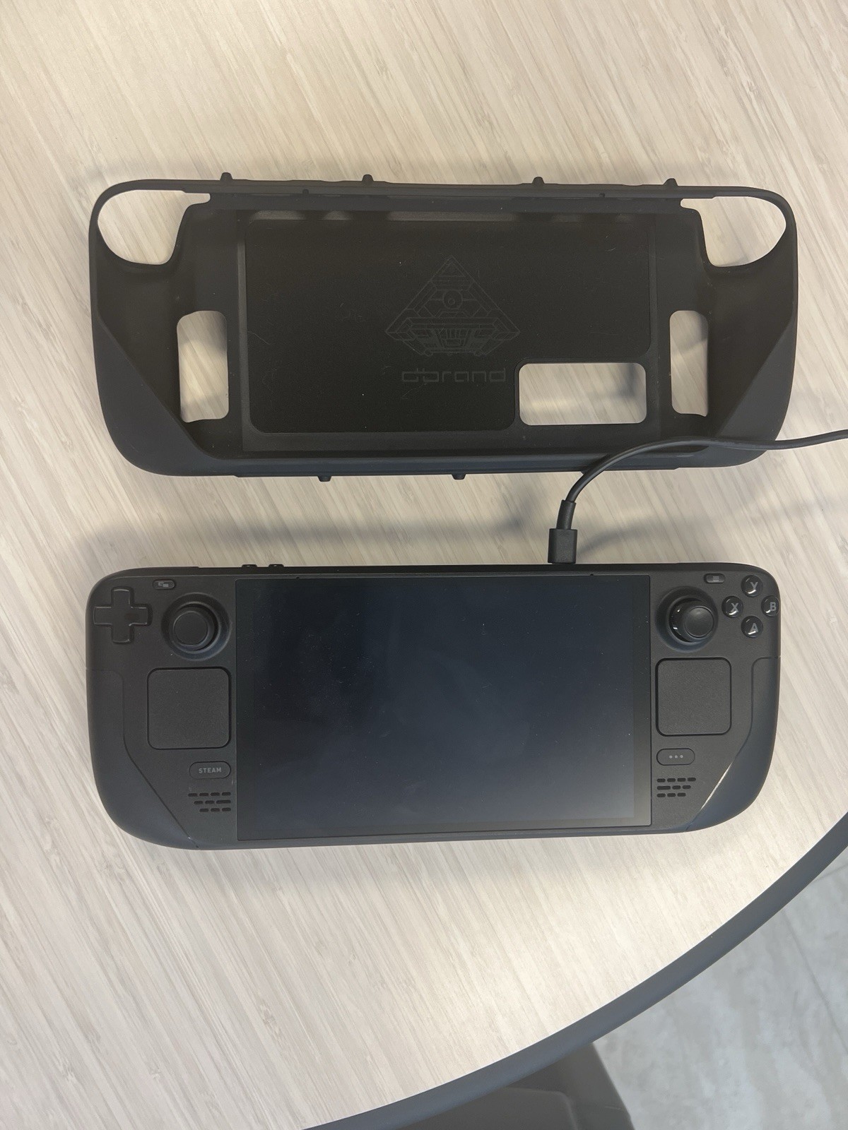Steam Deck OLED 1TB Dbrand Kill Switch With Charger , Travel Cover, Adult Owned