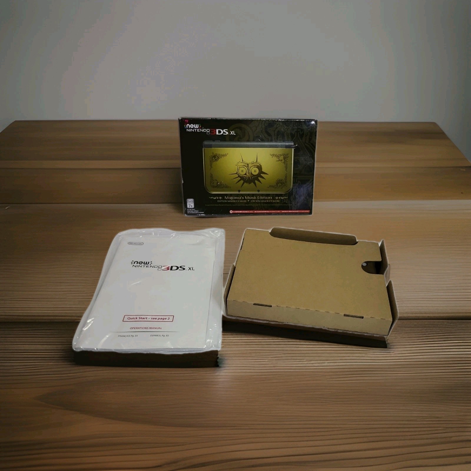 Nintendo 3DS XL Legend of Zelda Majora’s Mask Limited Edition BOX /INSERTS ONLY