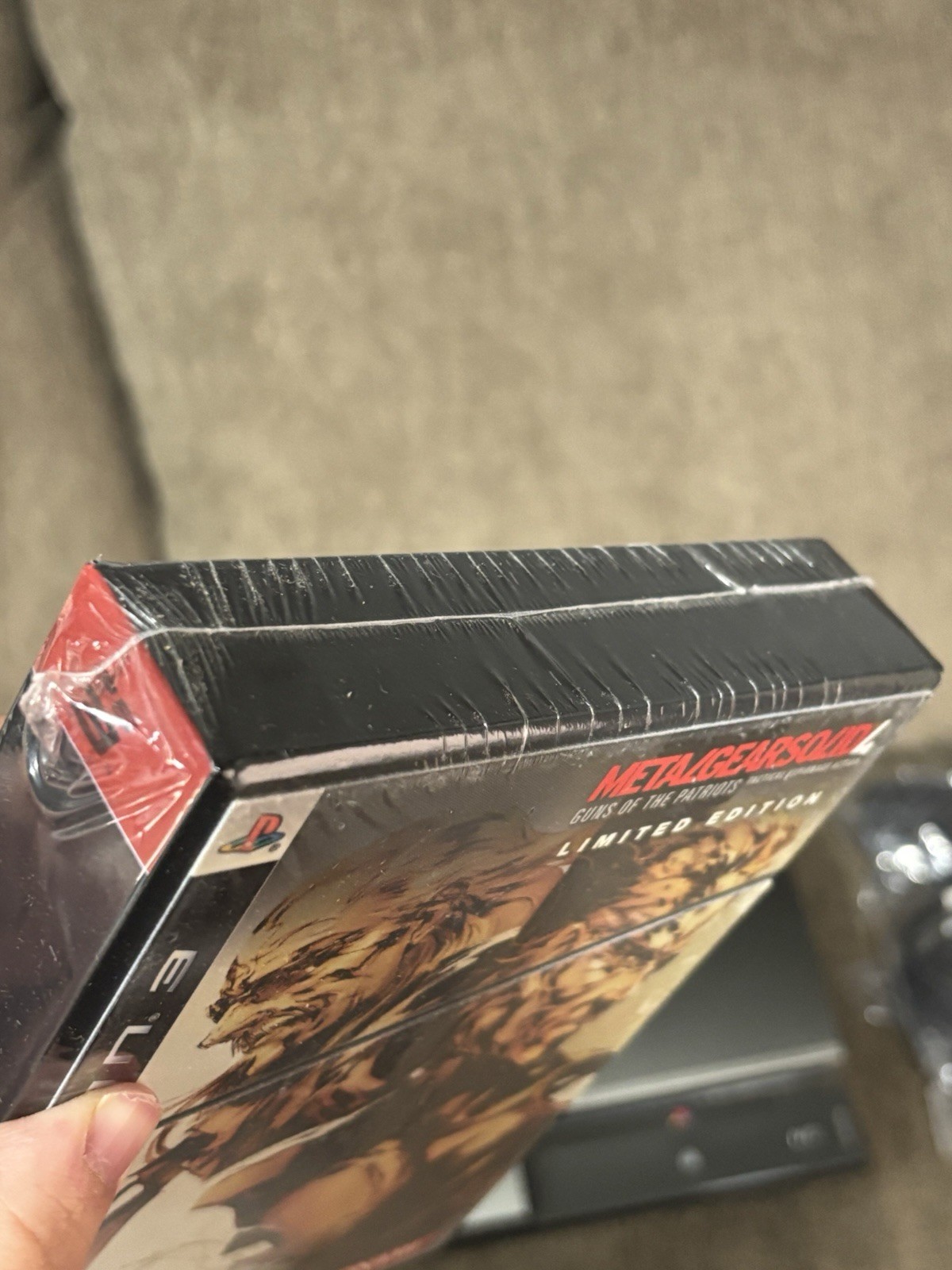 RARE Metal Gear Solid 4 PS3 Console Gunmetal Gray Konami Exclusive Limited Boxed