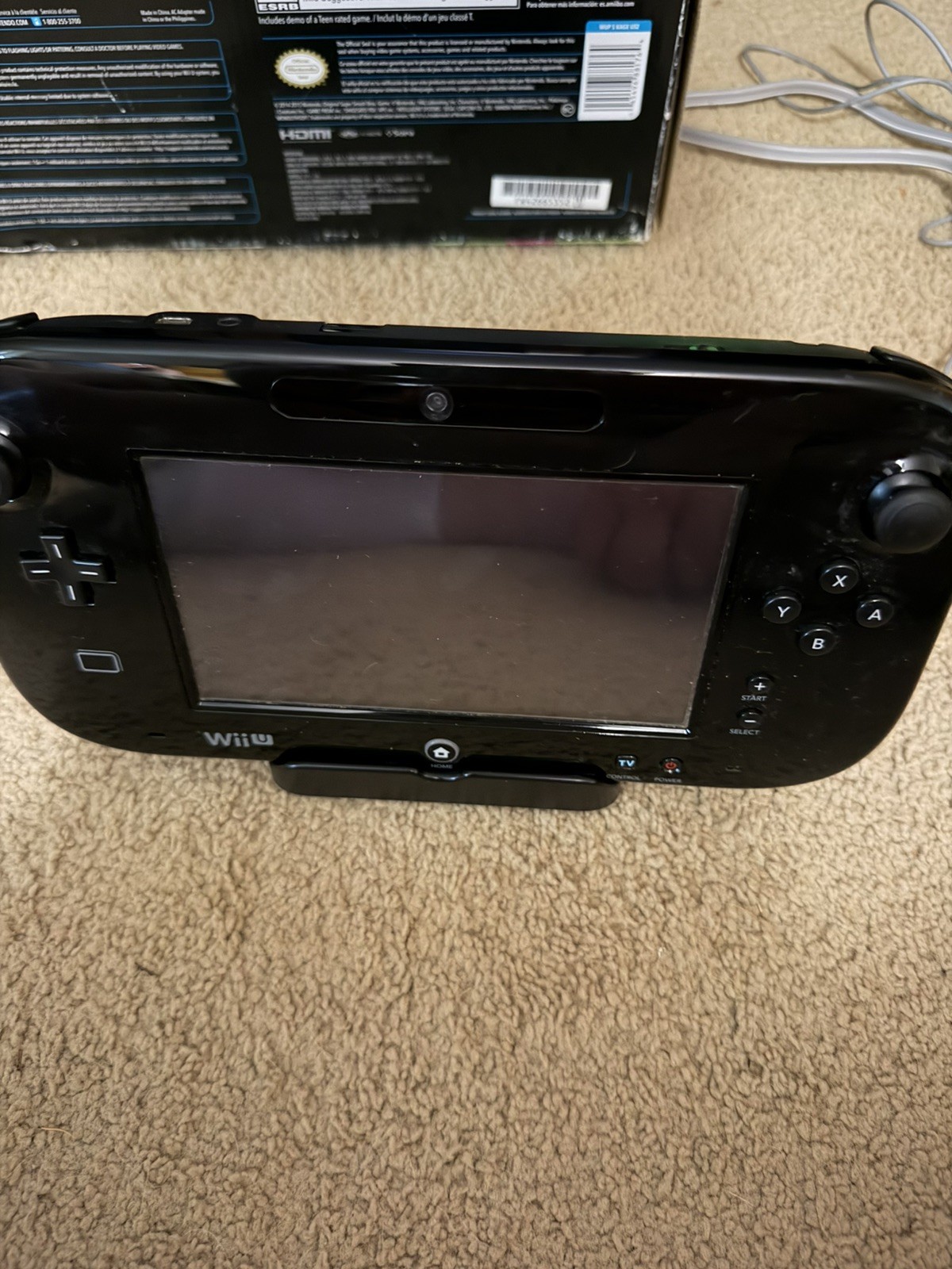 Nintendo Wii U Console Smash Splat Deluxe Set Mario Super Mario Resident Evil