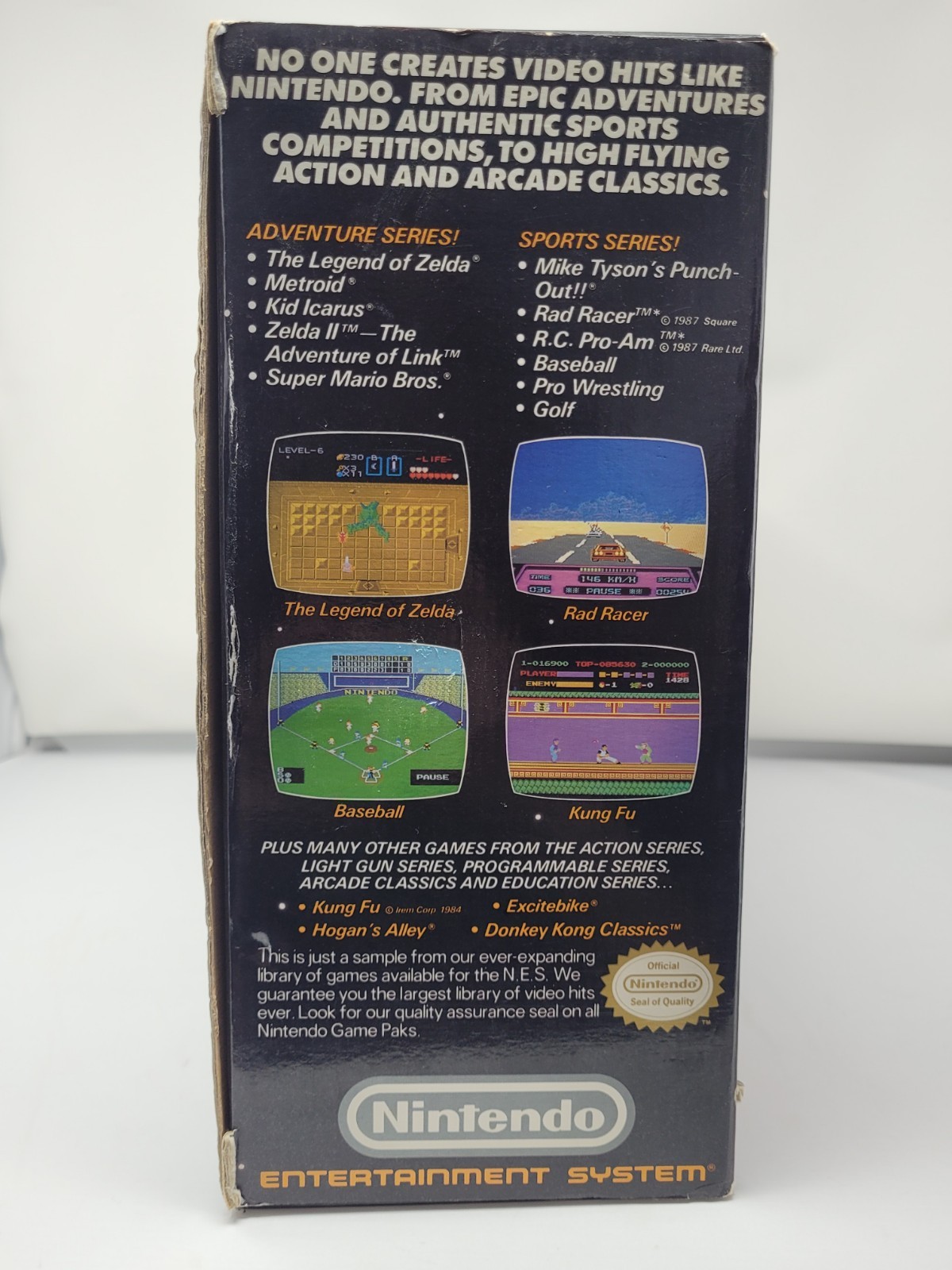 NES Action Set Complete In Box with Mario 1 2 and 3 Tested (See Description)
