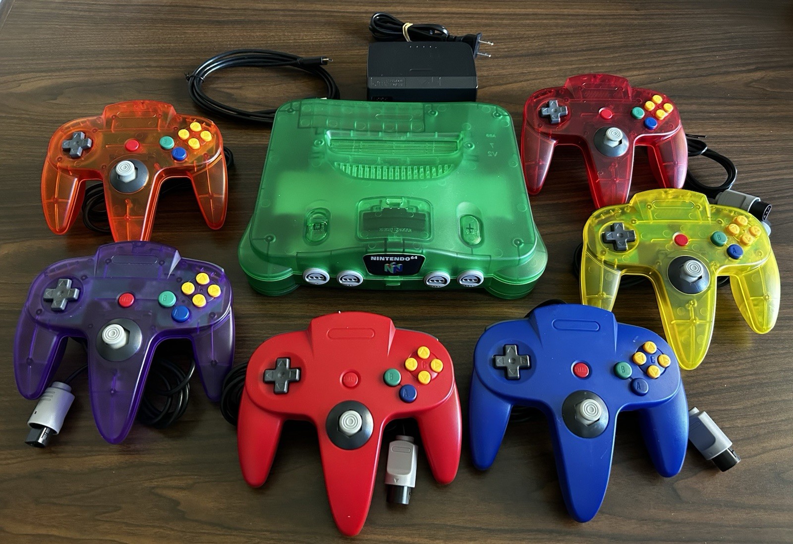 N64 clear green Nintendo- hdmi Mod- PICK YOUR BUNDLE – FAST SHIPPING