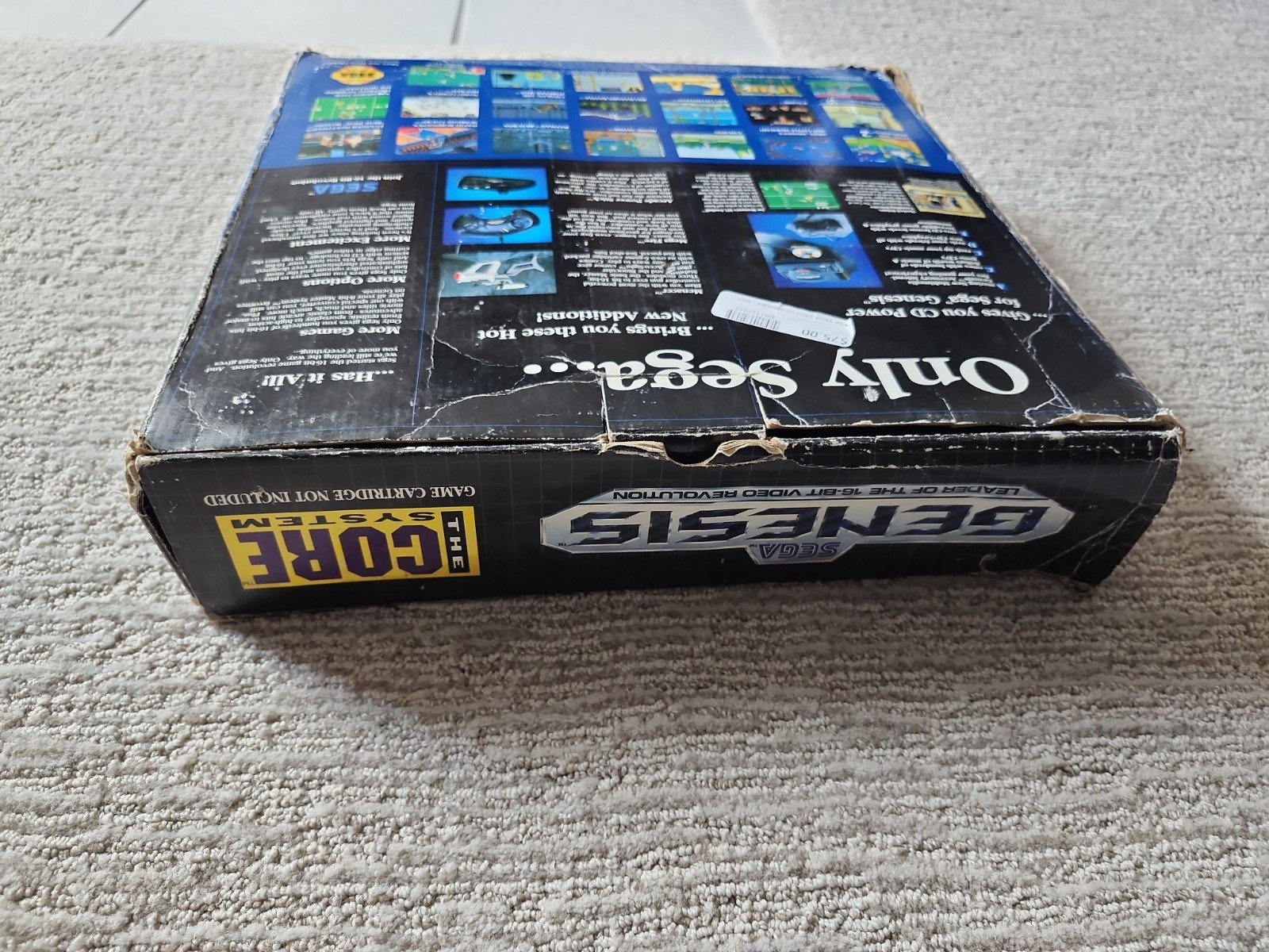 Sega Genesis Model 1 Console The Core System Video Game CIB 1992 No Foam