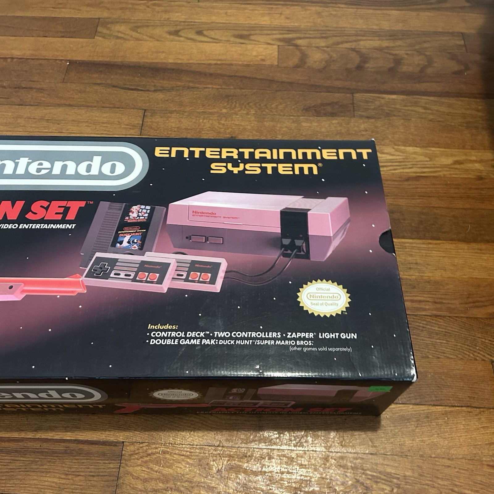 Nintendo NES Console Action Set Complete CIB Mario Duck Hunt – AMAZING Condition