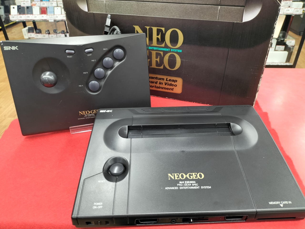SNK NEO-O NEO GEO Black Game Console Used From Japan