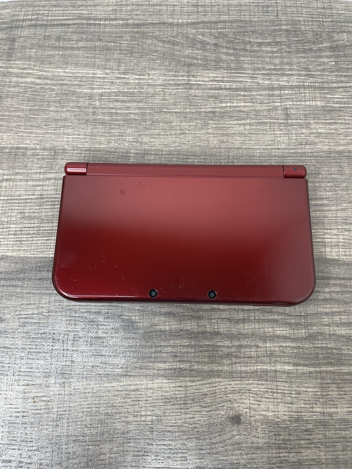 “NEW” NINTENDO 3DS XL METALLIC RED (RED-001) HANDHELD CONSOLE- USED.