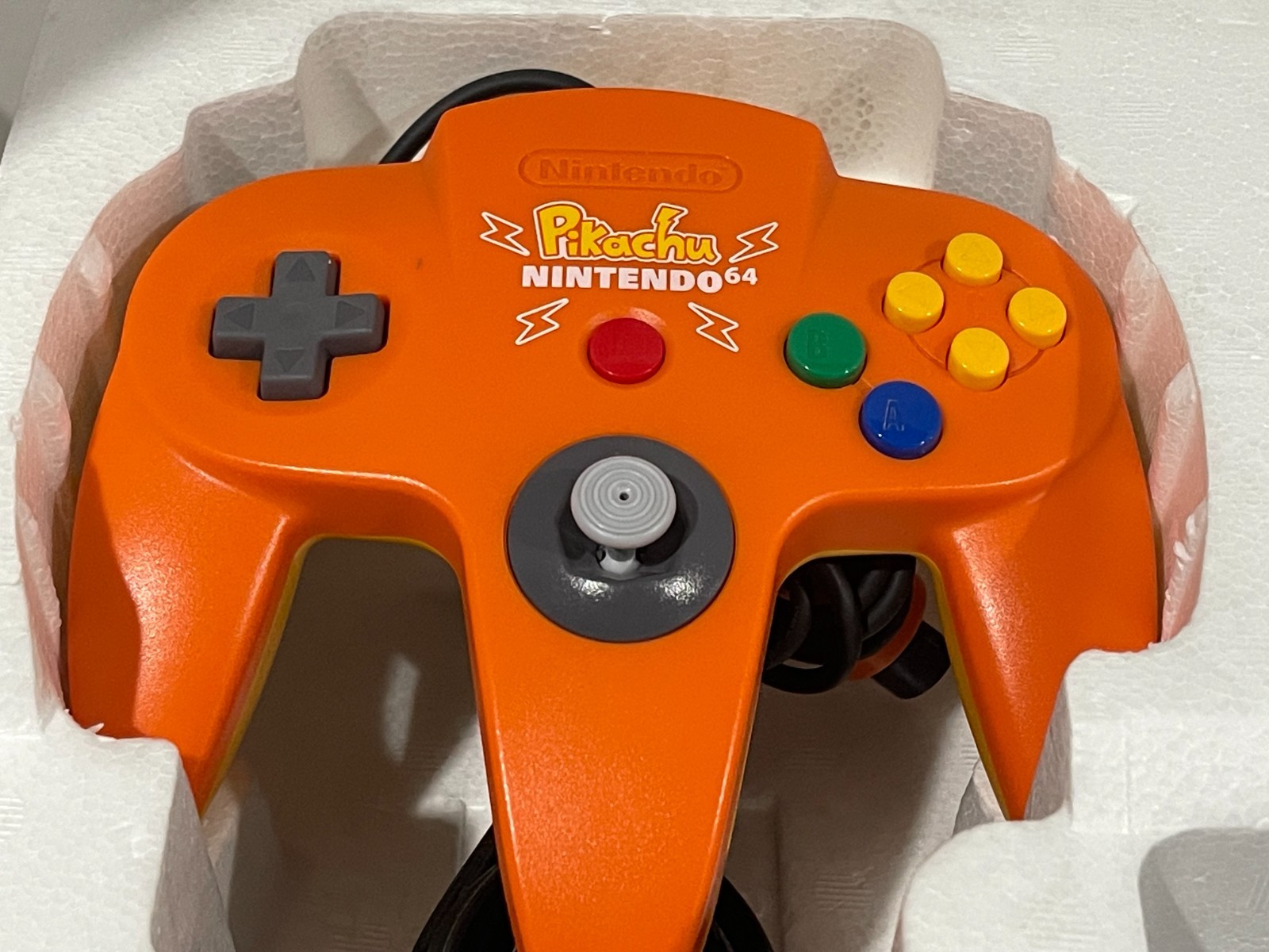 Pokemon Nintendo 64 N64 Japanese Pikachu Orange Limited RARE Japan JAP CIB