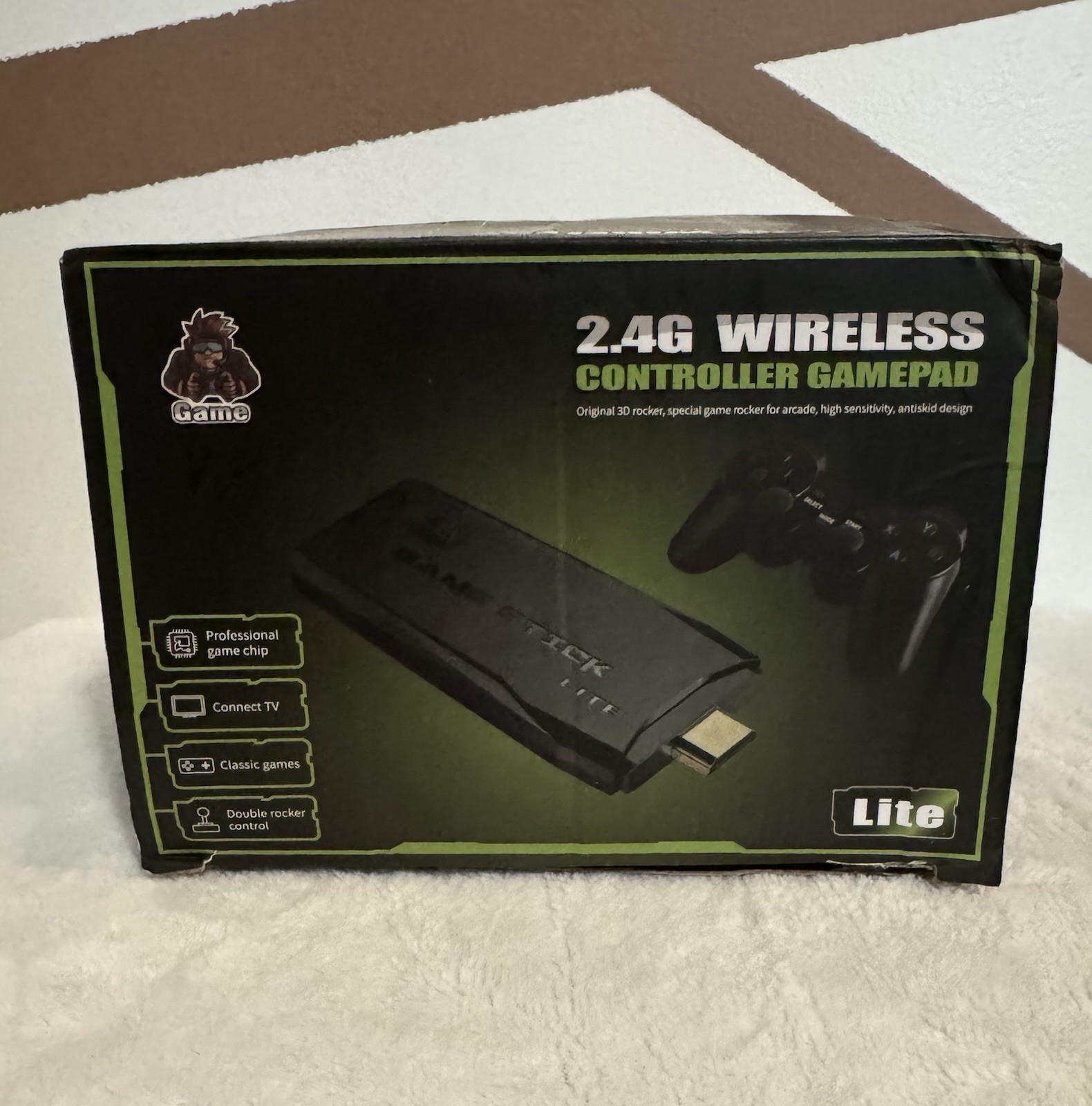 GameStick Lite Microconsole 2.4G Wireless Controllers HDMI Double Rocker Control