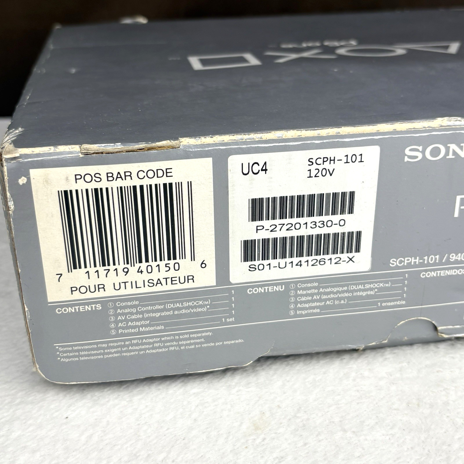 Sony PlayStation PSOne PS1 Slim Console SCPH-101 Accessories Games & Box TESTED!
