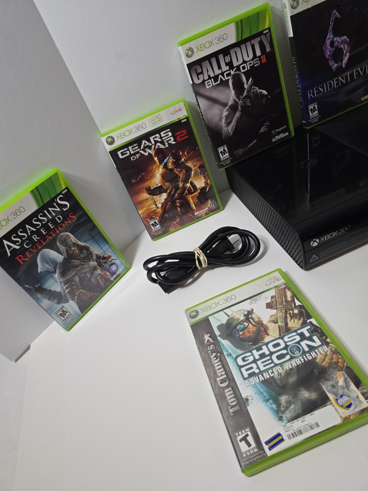 Xbox 360E 250GB Console Mega Bundle & 8 GAMES! CLEAN/TESTED! SHIPS FREE TODAY 🔥