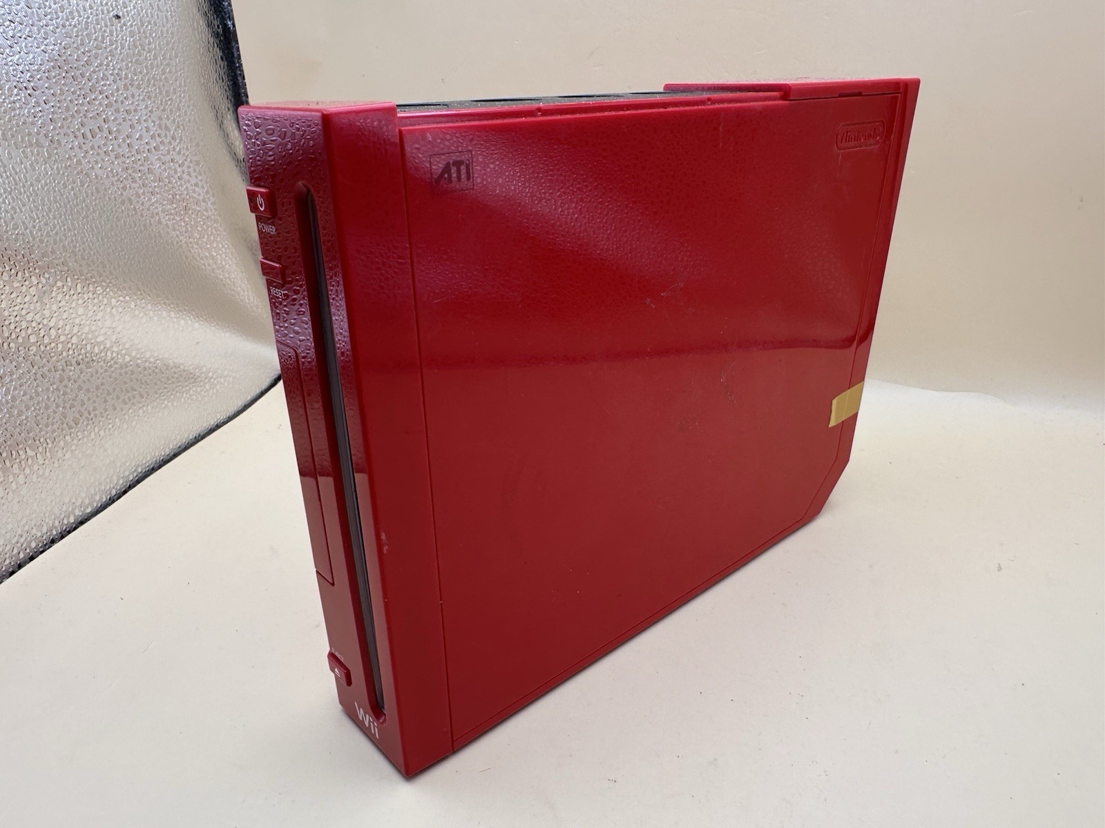 Nintendo Wii Console Gaming System Only RVL-001 Red Read Tested