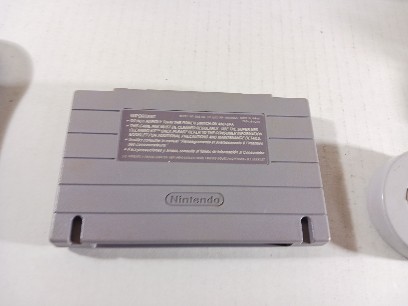 SNES Console Lot Super Nintendo Bundle Mario Kart Tested Saves Wear Discolored