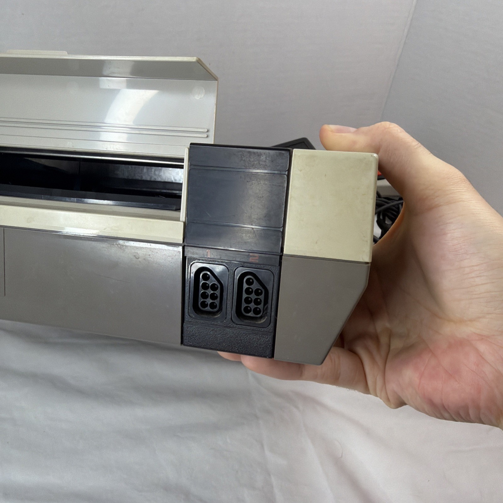 Nintendo NES Console Bundle NES-001 OEM Power RF Switch NES MAX Untested