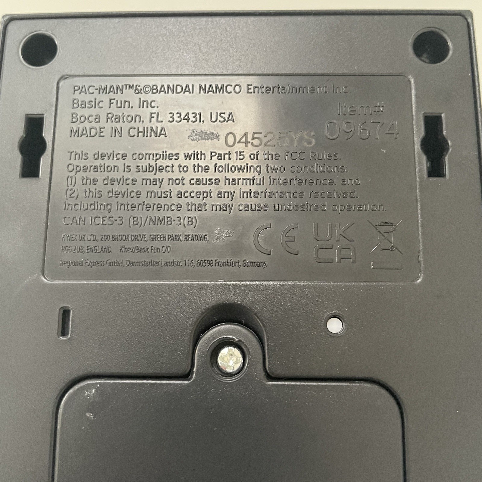 Basic Fun Pac-Man Mini Arcade Retro Video Game Bandai Namco, Works Pacman