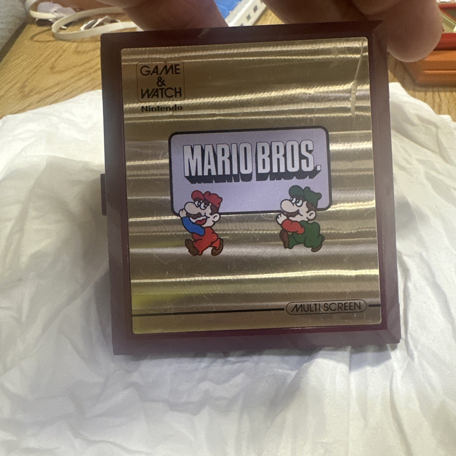 Vintage Nintendo GAME AND WATCH MW-56 Multi-Screen MARIO BROS. 1983