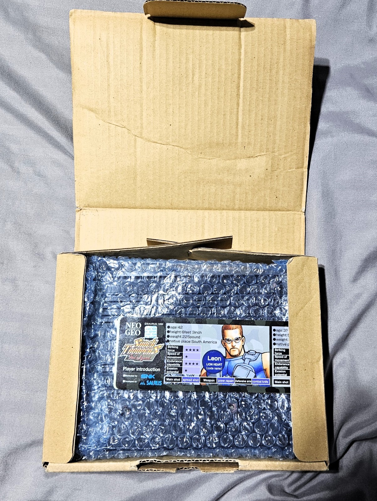 Neo Geo MVS Shock Troopers 2nd Squad kit Matching SERIALS