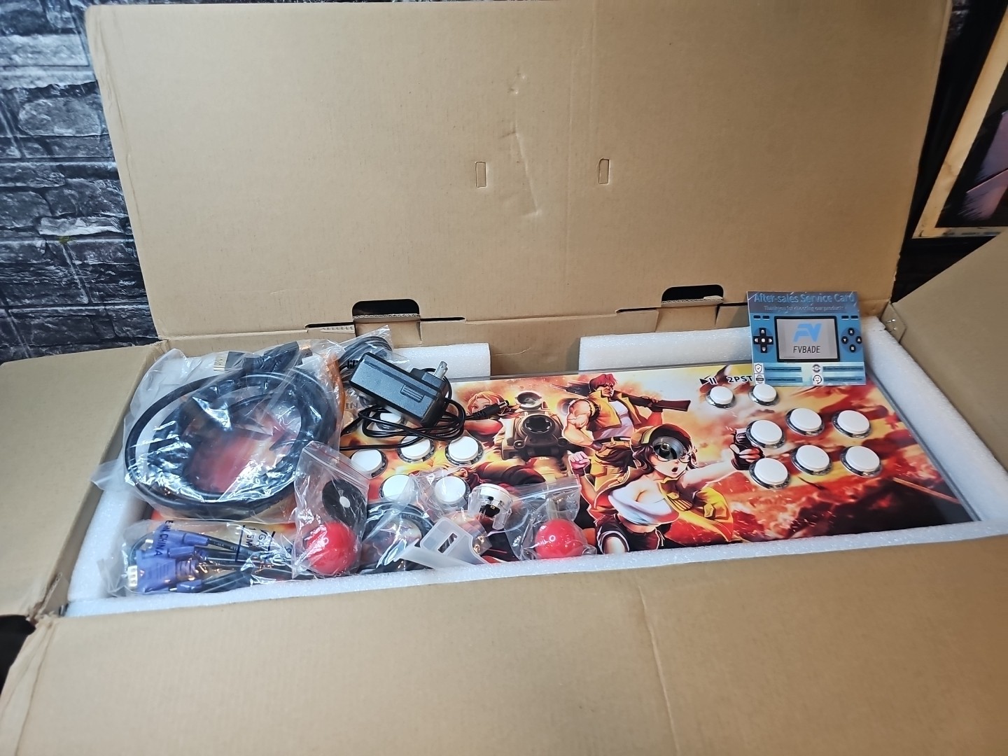 FVBADE 32000 Games in 1 78S Pandora Box Arcade Game Console Fight Stick for PC