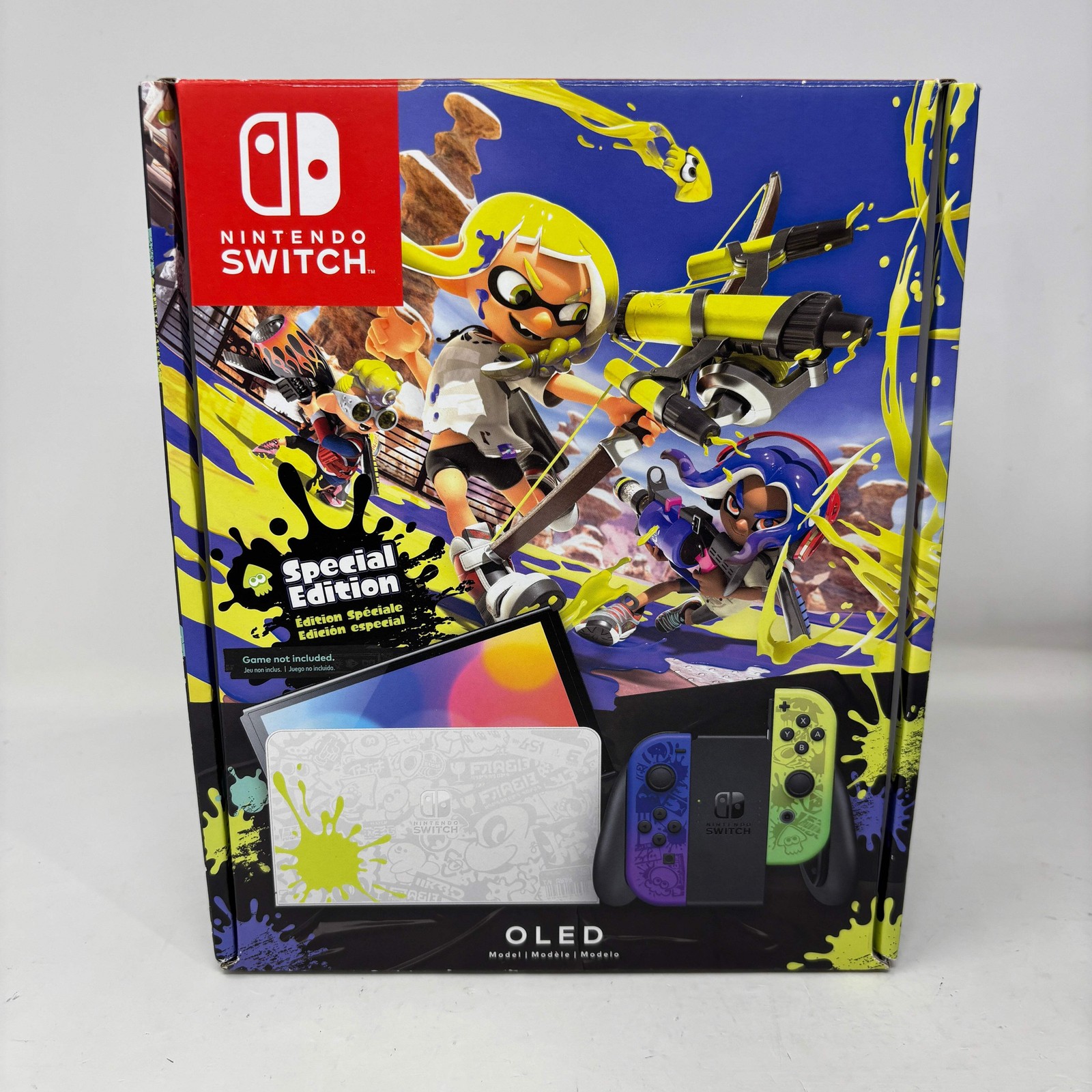 Nintendo Switch v2 Console Gaming System HAC-001(-01) Splatoon 3 Edition