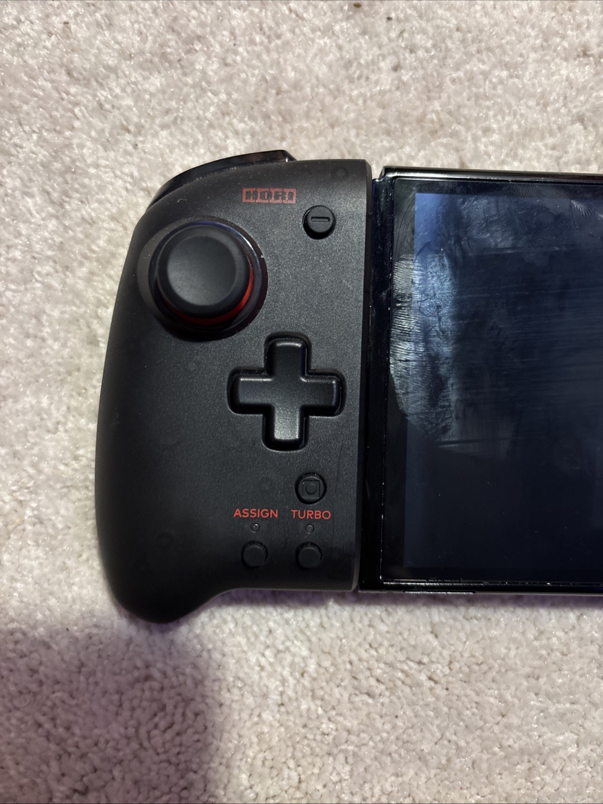 Nintendo Switch OLED + Hori Split Pad Pro Joy-Con Extra Accessories