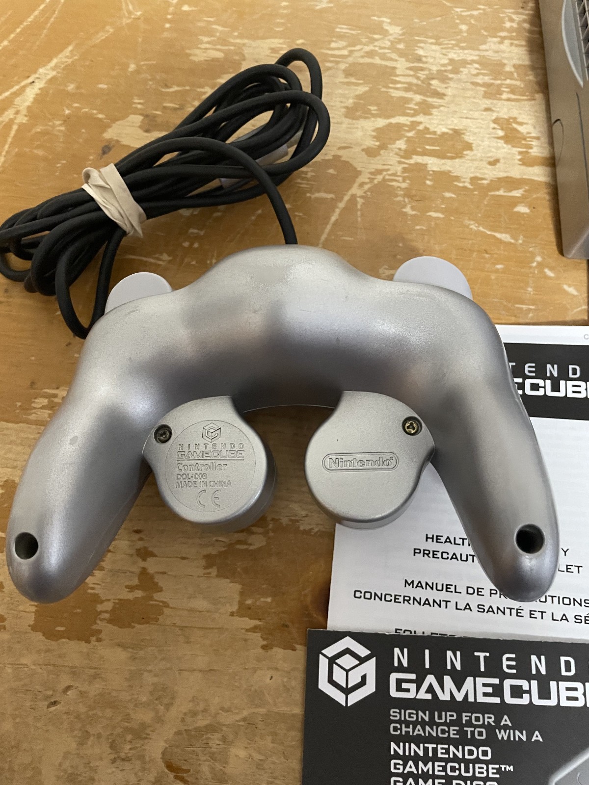 Nintendo GameCube Limited Edition Platinum Silver DOL-101 Complete In Box Tested