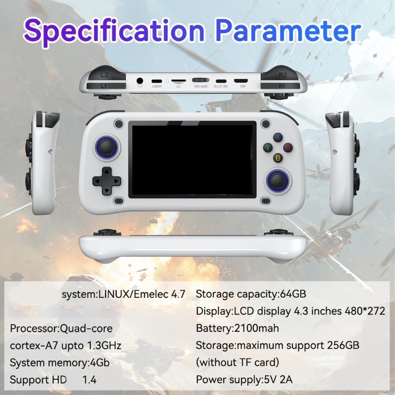 G28 Advanced Portable Game Player Console 4.3inch Display for Smooth Gaming