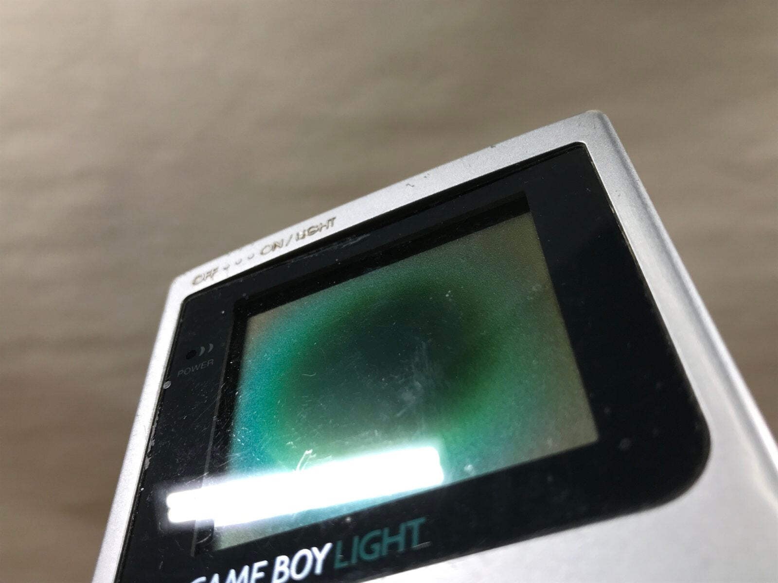 GameBoy Light Silver Console Nintendo Japan – With Defects LG9231