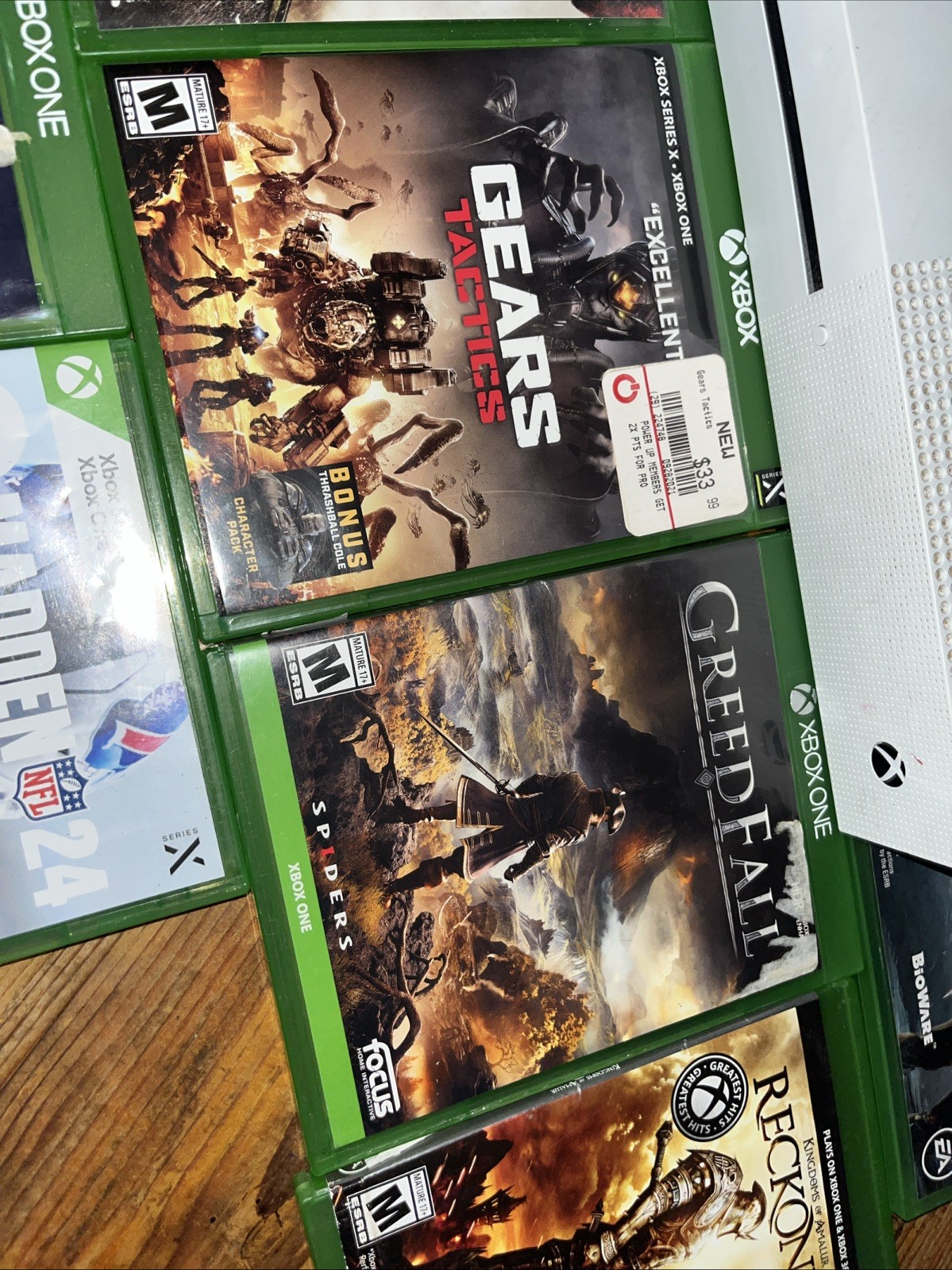 Xbox One S Bundle Lot Plus 9 Games Tested Controller