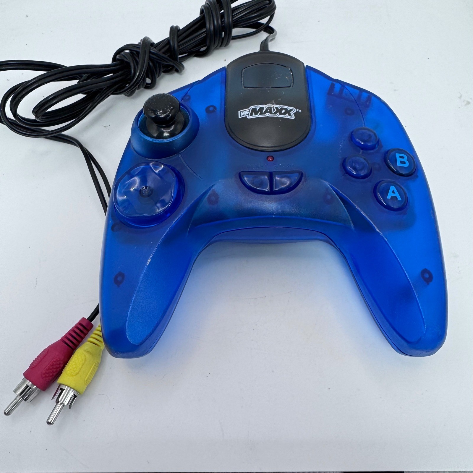 VS MAXX Plug and Play TV Games Controller Translucent Blue Retro Handheld System