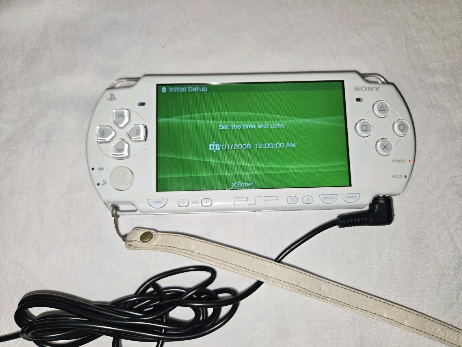 Sony 2000 PSP White Console Star Wars Darth Vader (Read description, Tested)