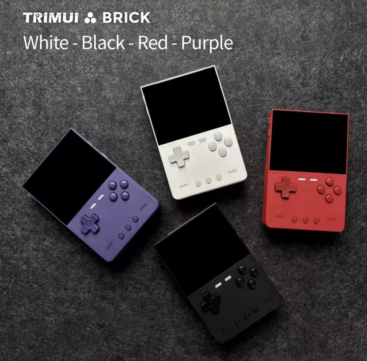 New TrimUI Brick Red Open Source Handheld Game Console 64GB Up To 12000+ Games