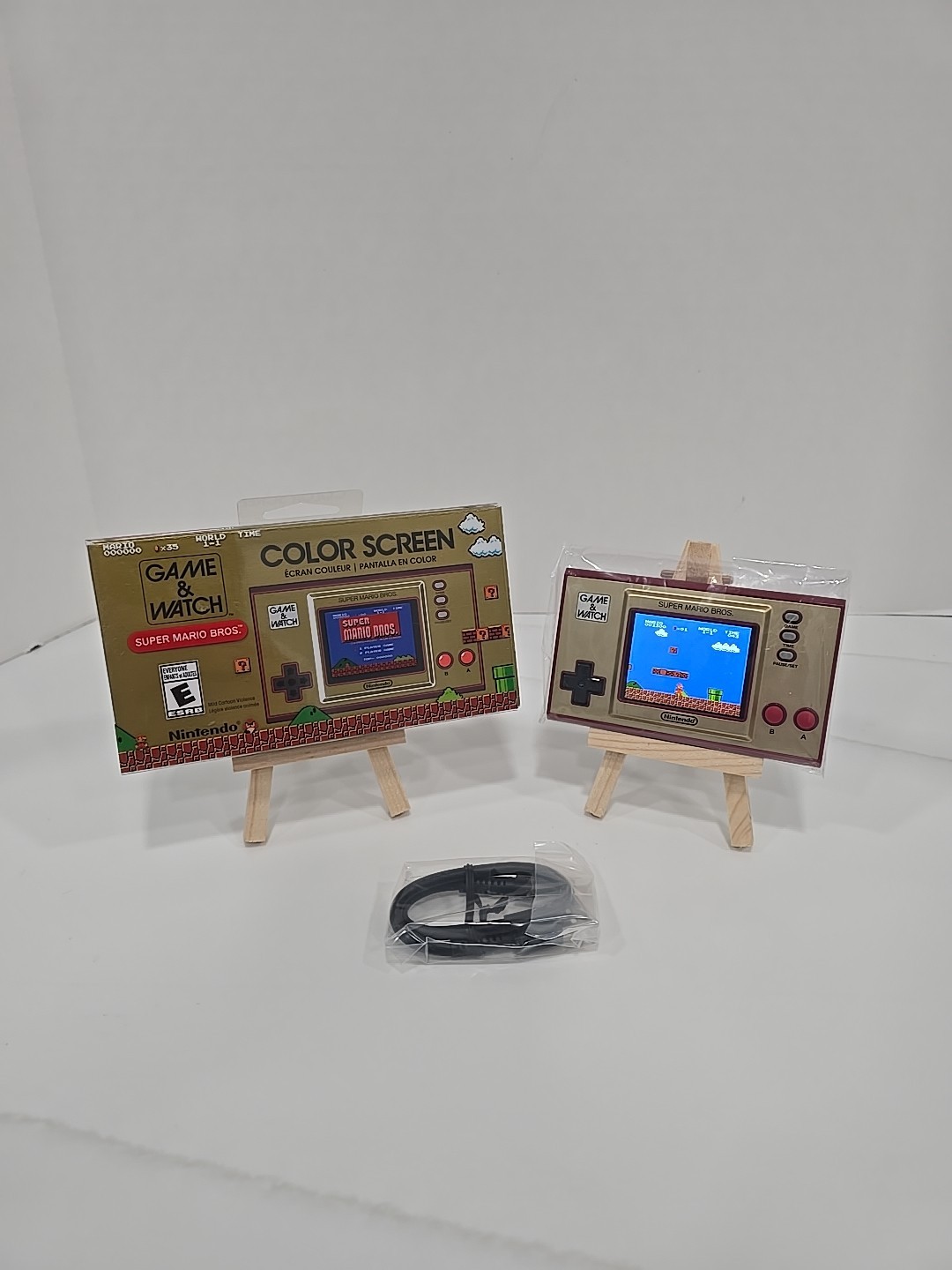 Nintendo Game & Watch: Super Mario Bros. Handheld CIB New (Other) Tested Works