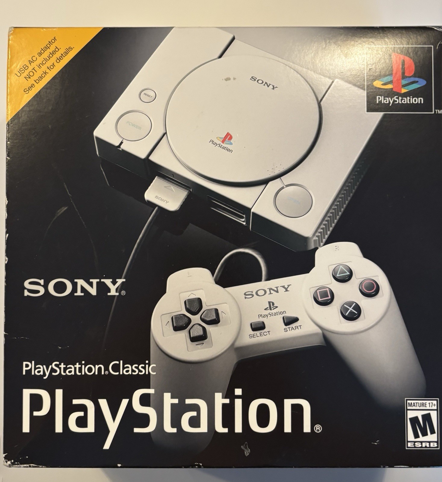 Sony PlayStation Classic Edition Video Game Console and Controller