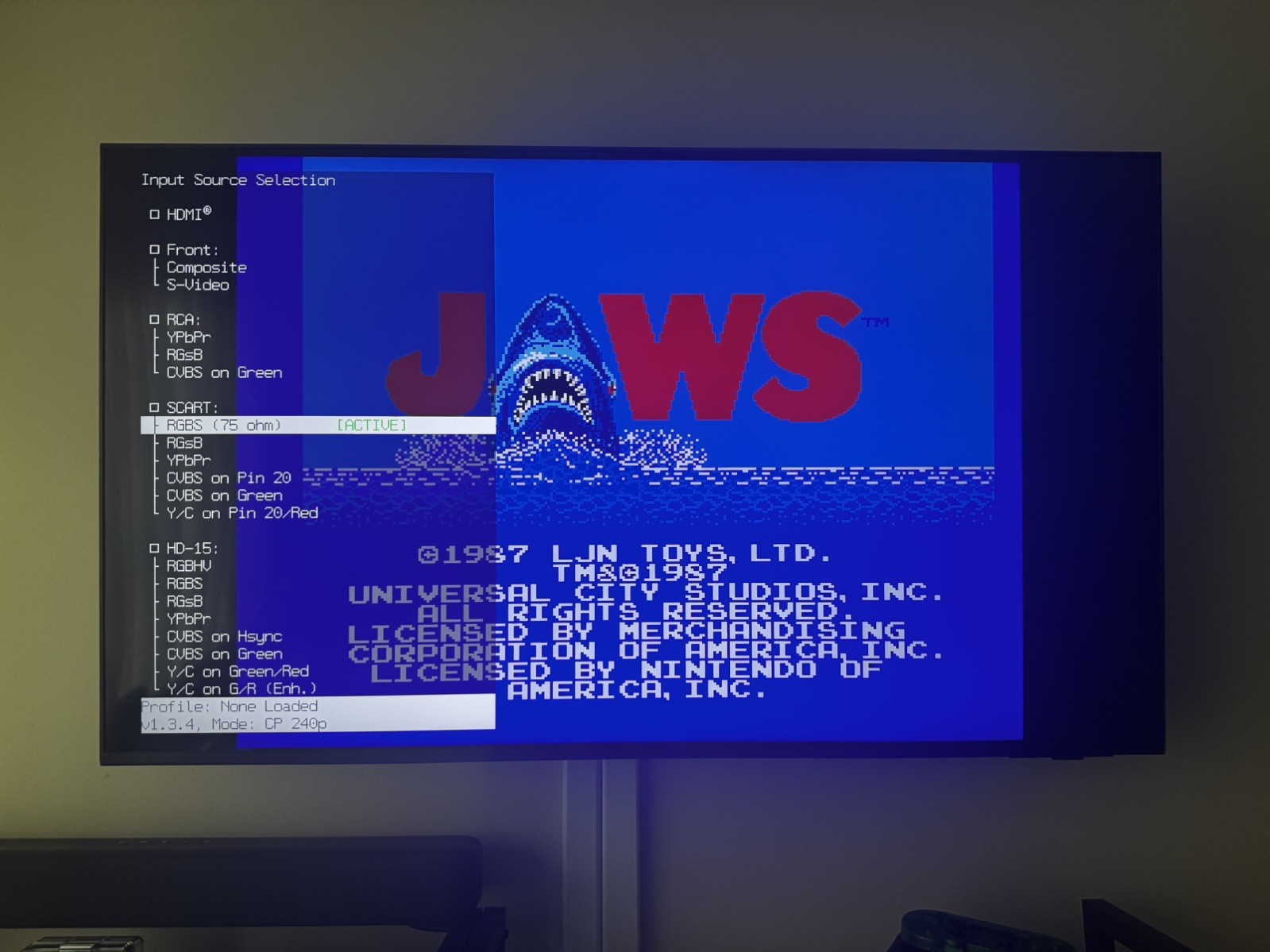 Nintendo Entertainment System TWs V5.0 NESRGB w/ IGR -MultiOut-Full Recap-LED-VR