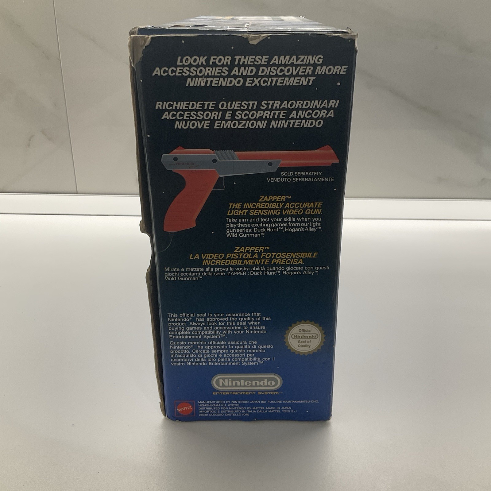 NINTENDO NES CONSOLE CONTROL DECK PAL A ITALIAN COMPLETE BOXED – VERY RARE