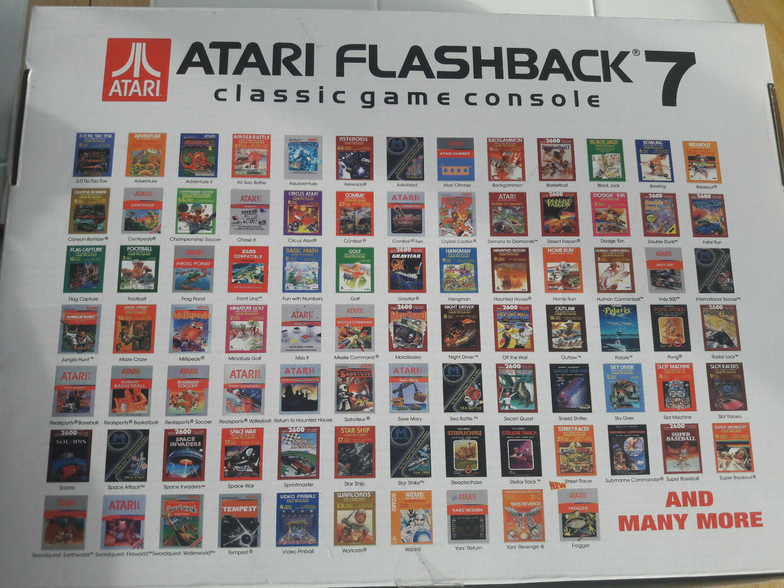 Atari Flashback 7 Classic Game Console 101 Built-In Games
