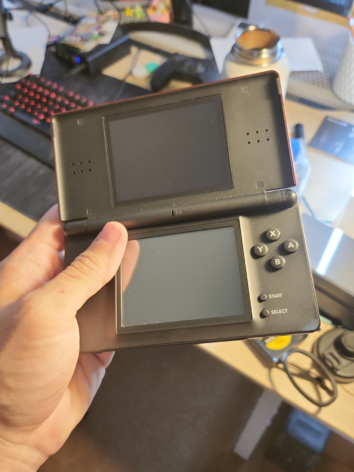 Nintendo DS Lite Handheld Console – Crimson Red/Black – Open Box