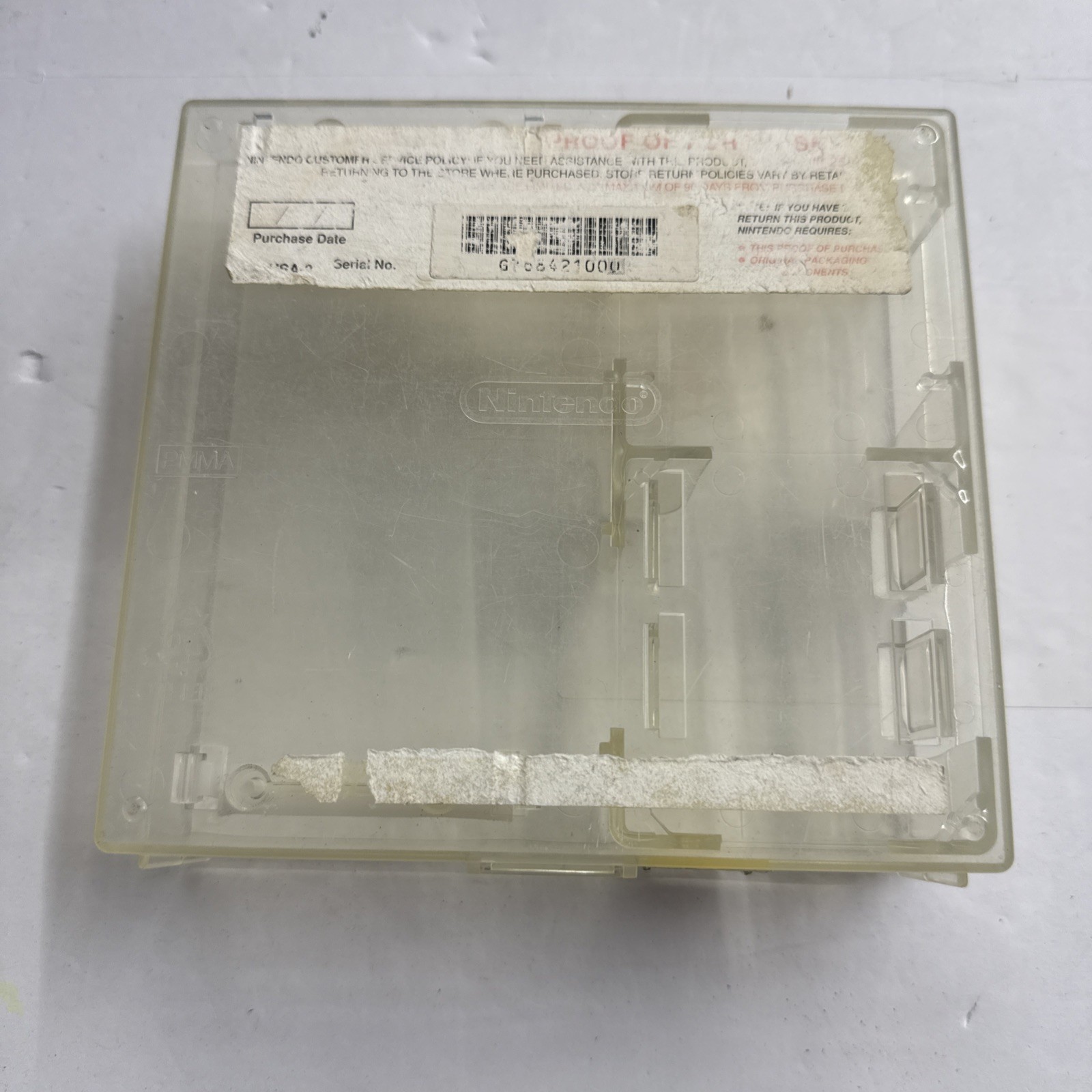 Gb – Nintendo Game Boy Console System Clear Original Box Case DMG-01 Oem #2963