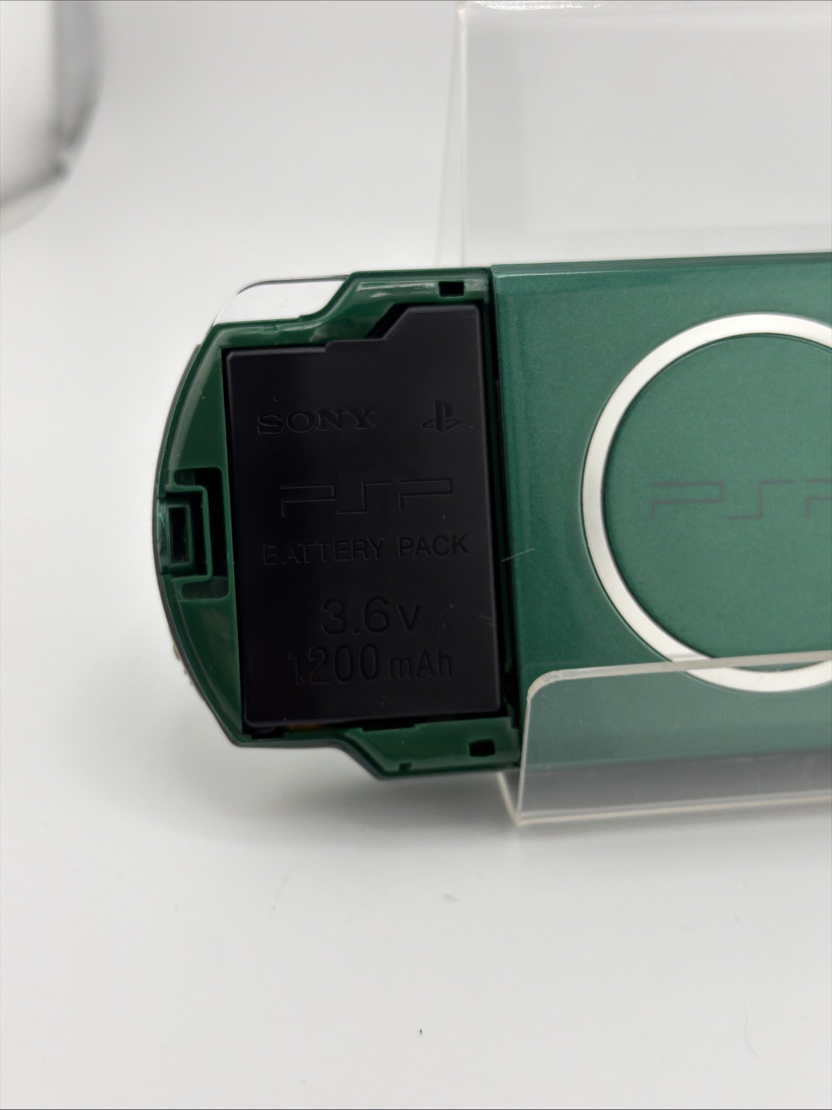 Spirited Green Sony PSP 2000 Console Tested Working 64GB Card, Case, OEM Battery