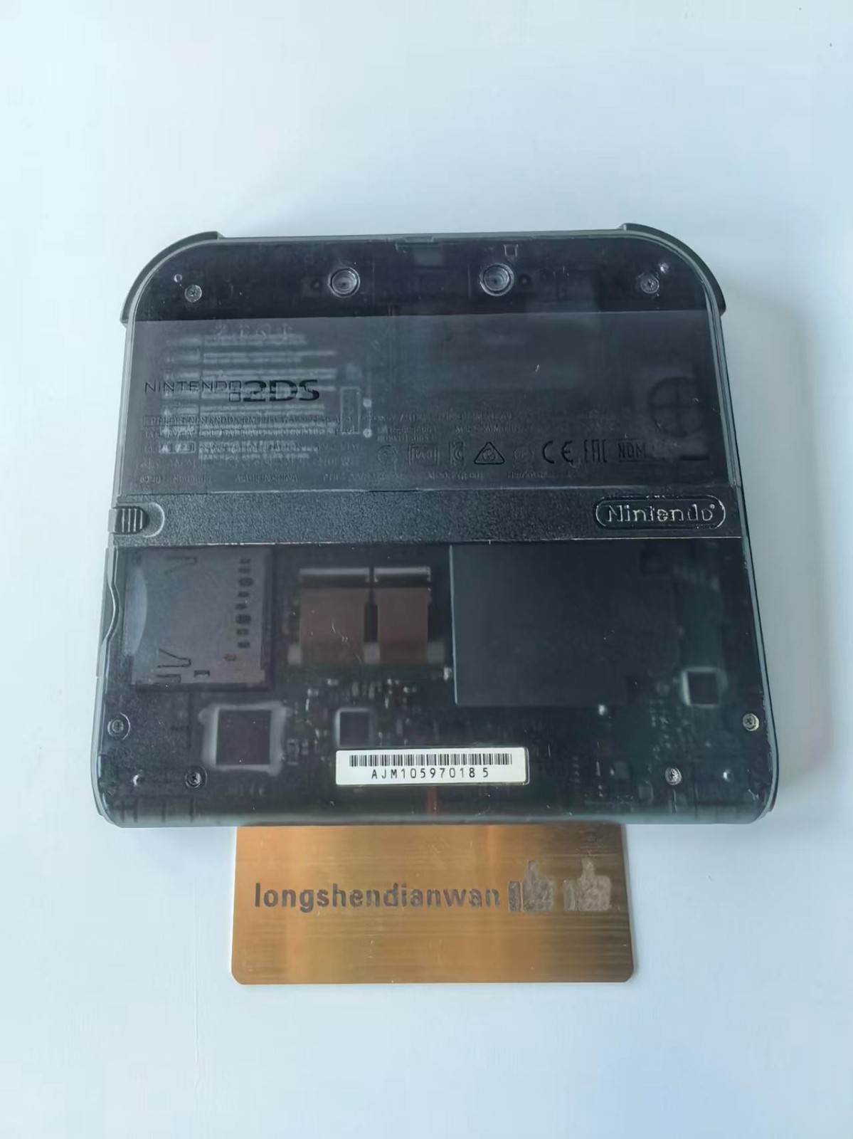 Nintendo 2DS Black Transparent Handheld Console Tested