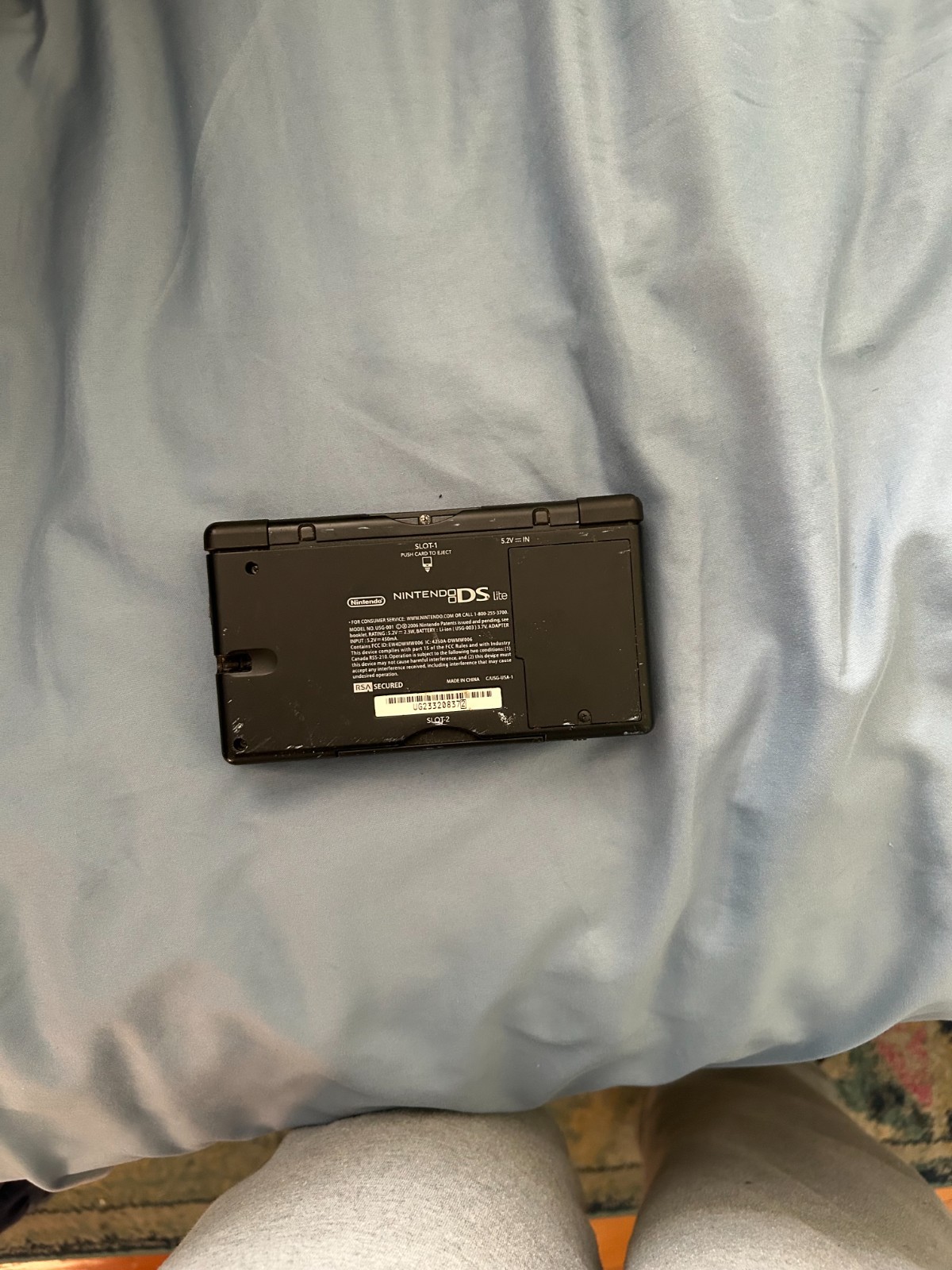 Nintendo DS Lite Console System – Cobalt Blue/Black – Tested/Works (WITH BOX)