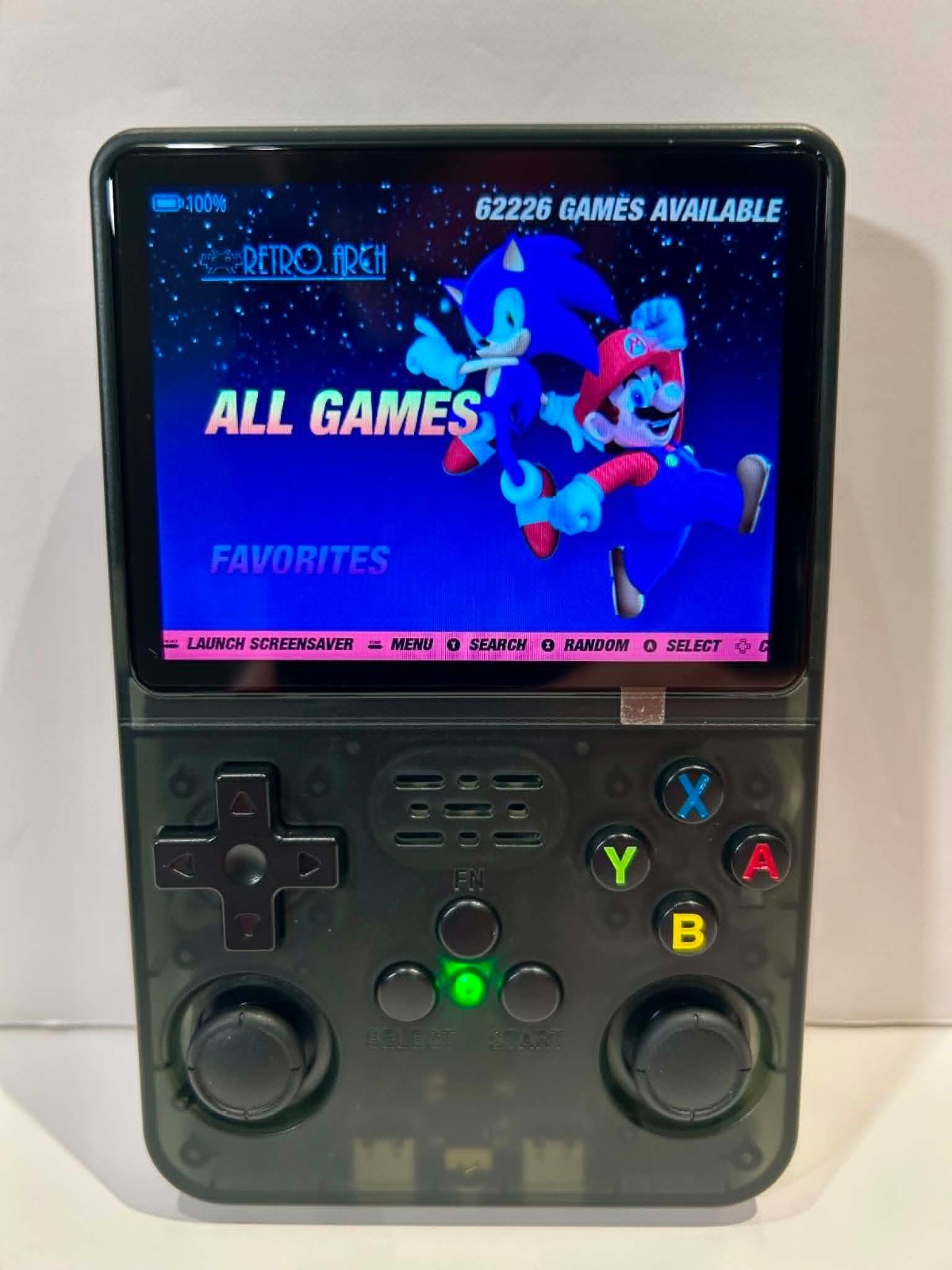 R36S RetroGamer Pro Black Handheld Console w/ 60,000+ Loaded SD Card Working
