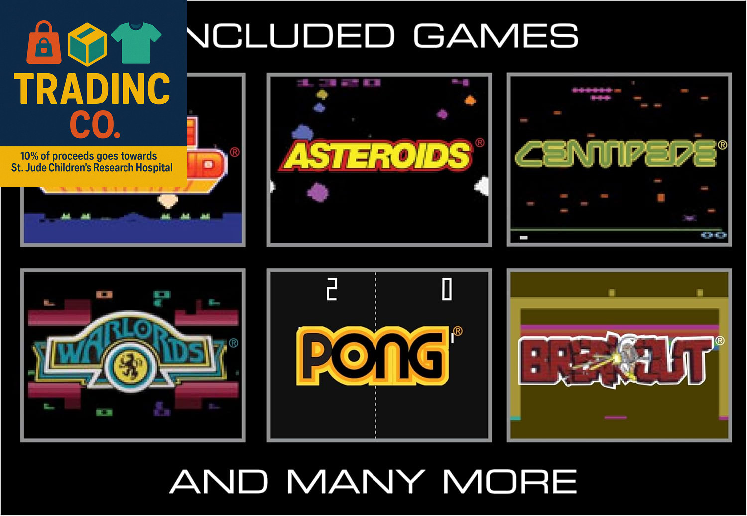 Atari Pocket Player Pro: Handheld Portable Video Game Console with 100 Games, 2.