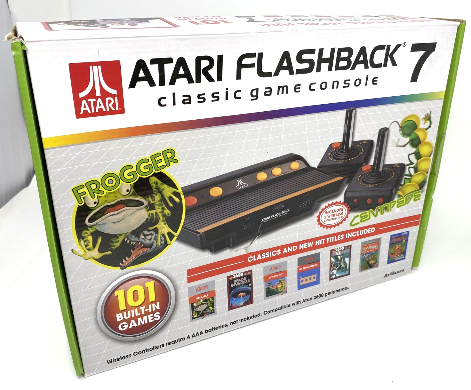 Atari Flashback 7 Classic Console with 101 Games, Controllers, Box, Tested