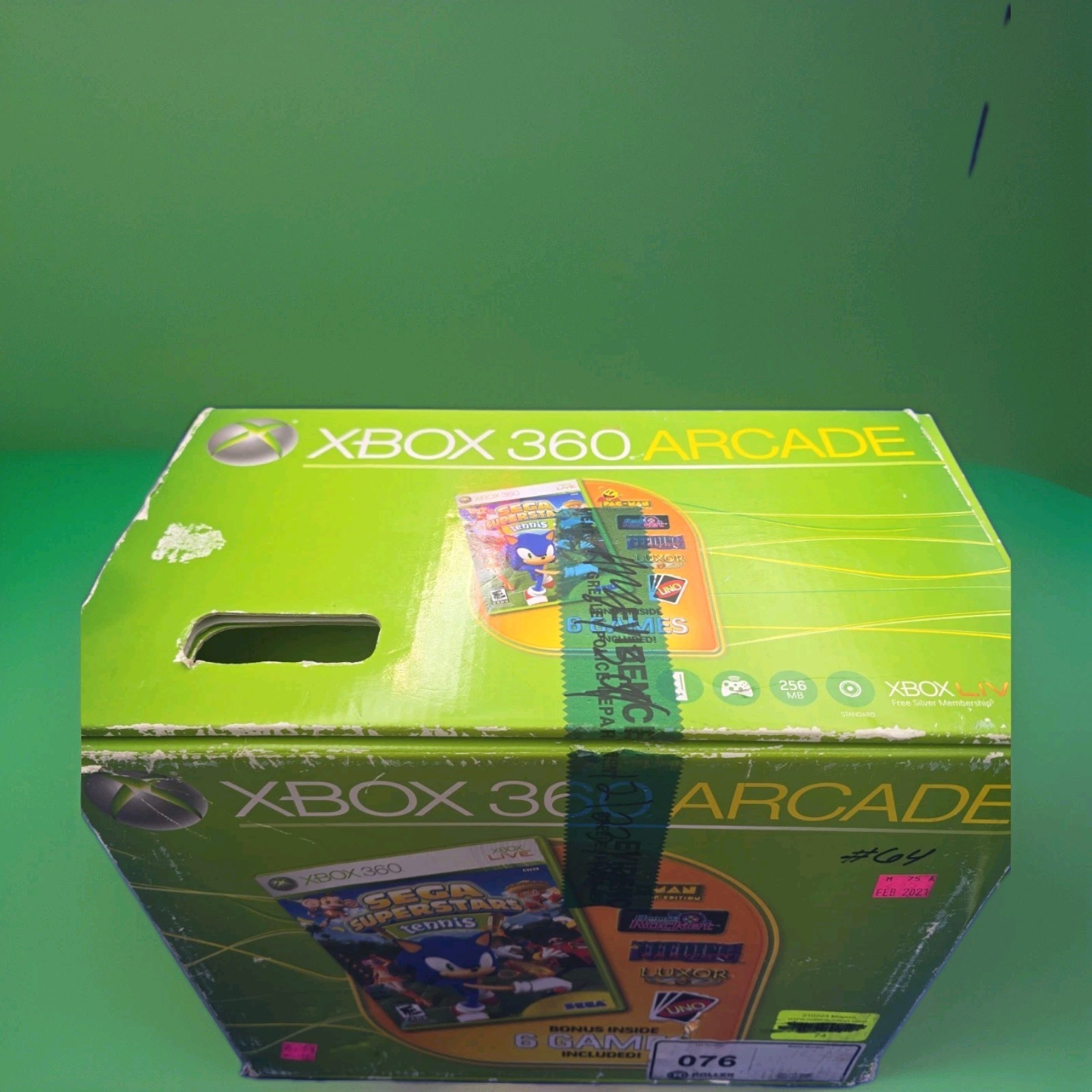 Microsoft Xbox 360 Arcade Empty Box w/ Inner Packaging & Dividers No Console
