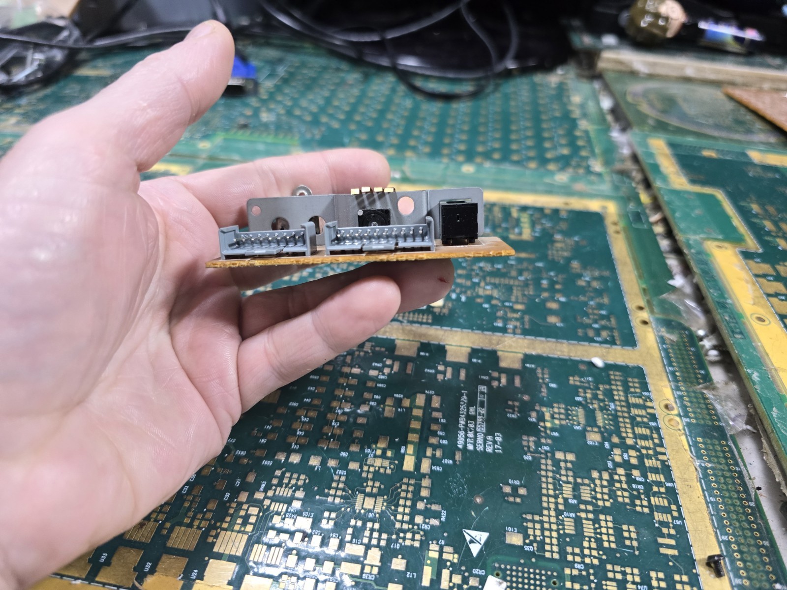 Philips CDI 910 EXACT Back Panel Input Board-Not Tested-Intact-PARTS-READ ALL