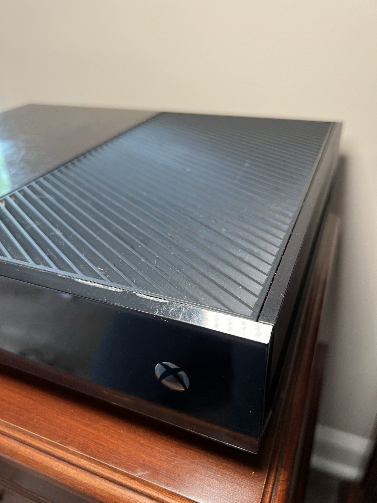 Microsoft Xbox One Console with AC Adapter Cord Both For Parts Only Untested