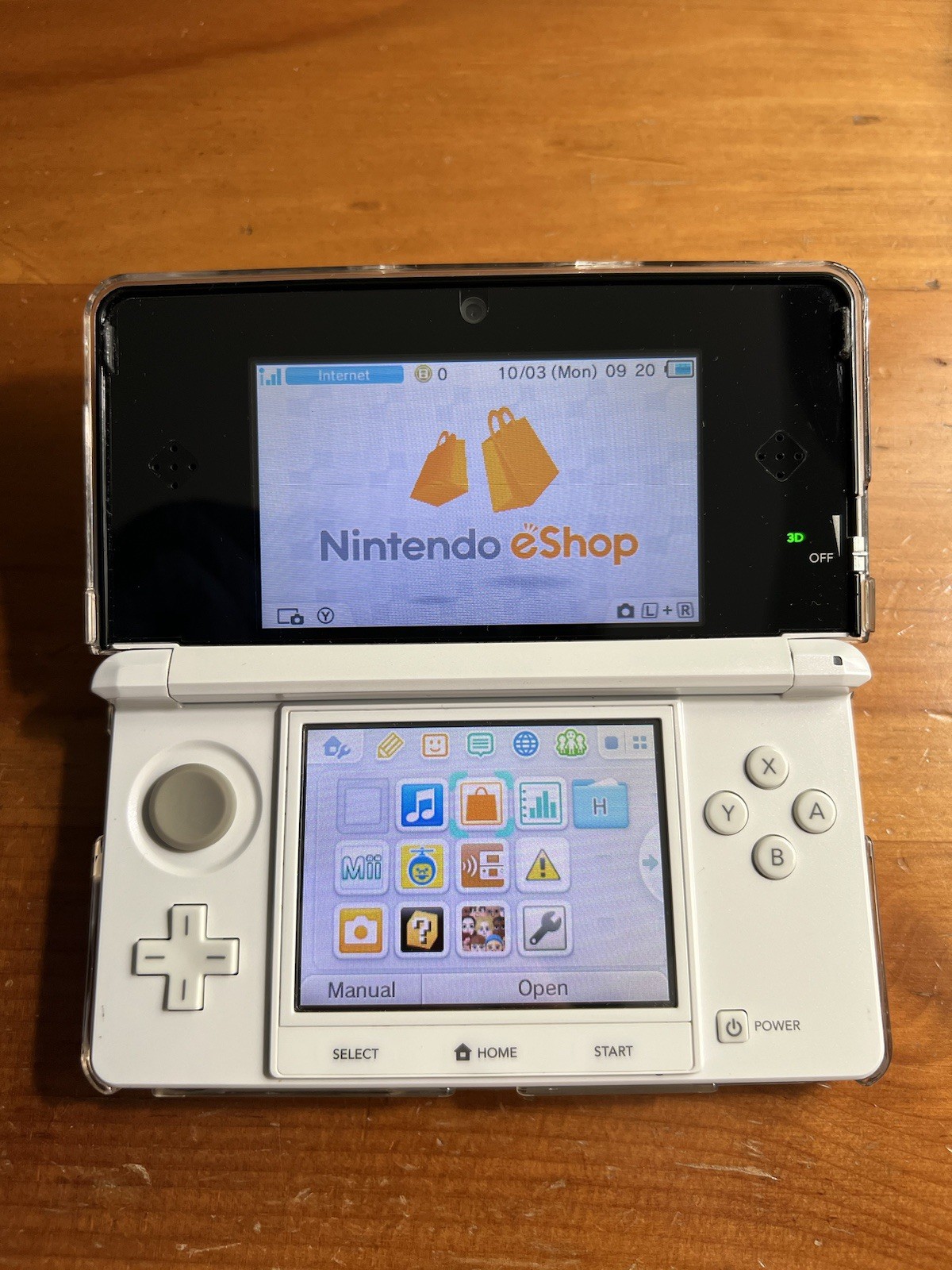 Nintendo 3DS – Ice White Handheld System – Read Description! – Kingdom Hearts